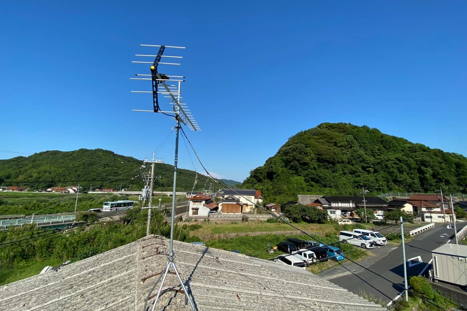 アンテナ取付の画像